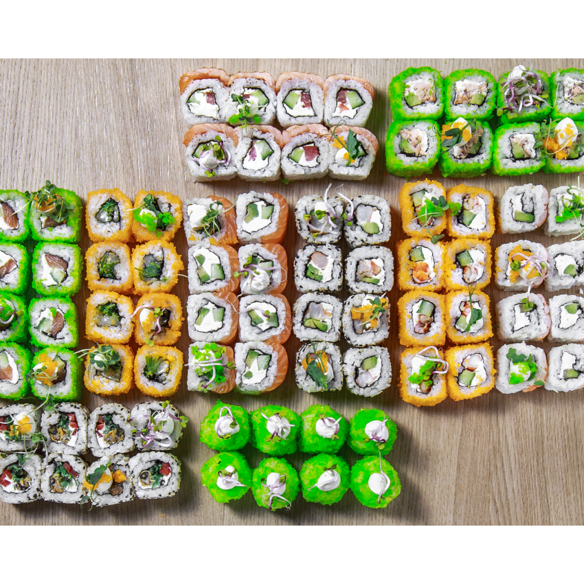 Suši komplekts Platinum 80